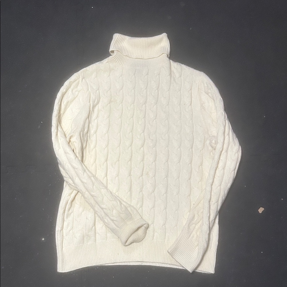 Paisley & Gray Cream Slim Fit Sweater